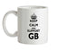 Keep calm and Support GB Ceramic Mug