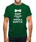 Keep Calm And Wear A Bow Tie Mens T-Shirt