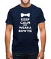 Keep Calm And Wear A Bow Tie Mens T-Shirt