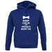 Keep Calm And Wear A Bow Tie unisex hoodie
