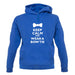 Keep Calm And Wear A Bow Tie unisex hoodie