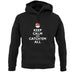 Keep Calm And Catch'Em All unisex hoodie