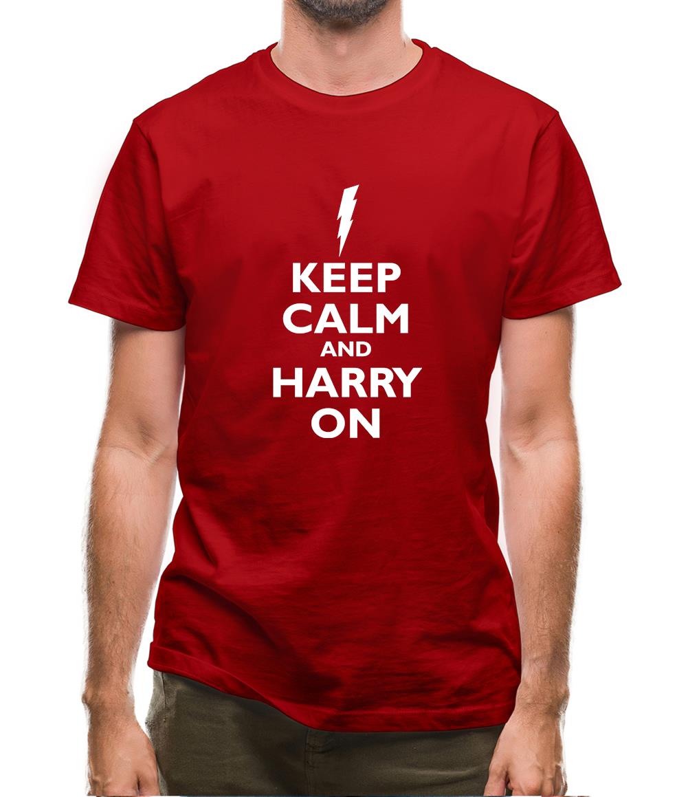 Keep Calm And Harry On Mens T-Shirt