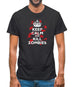 Keep Calm And Kill Zombies Mens T-Shirt