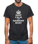 Keep Calm And Narrow Boat Mens T-Shirt