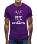 Keep Calm And Respawn Mens T-Shirt