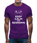 Keep Calm And Respawn Mens T-Shirt