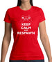 Keep Calm And Respawn Womens T-Shirt