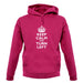 Keep Calm And Turn Left unisex hoodie