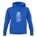 Keep Calm And Turn Left unisex hoodie