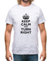 Keep Calm and Turn Right Mens T-Shirt