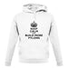 Keep Calm and Build More Pylons unisex hoodie