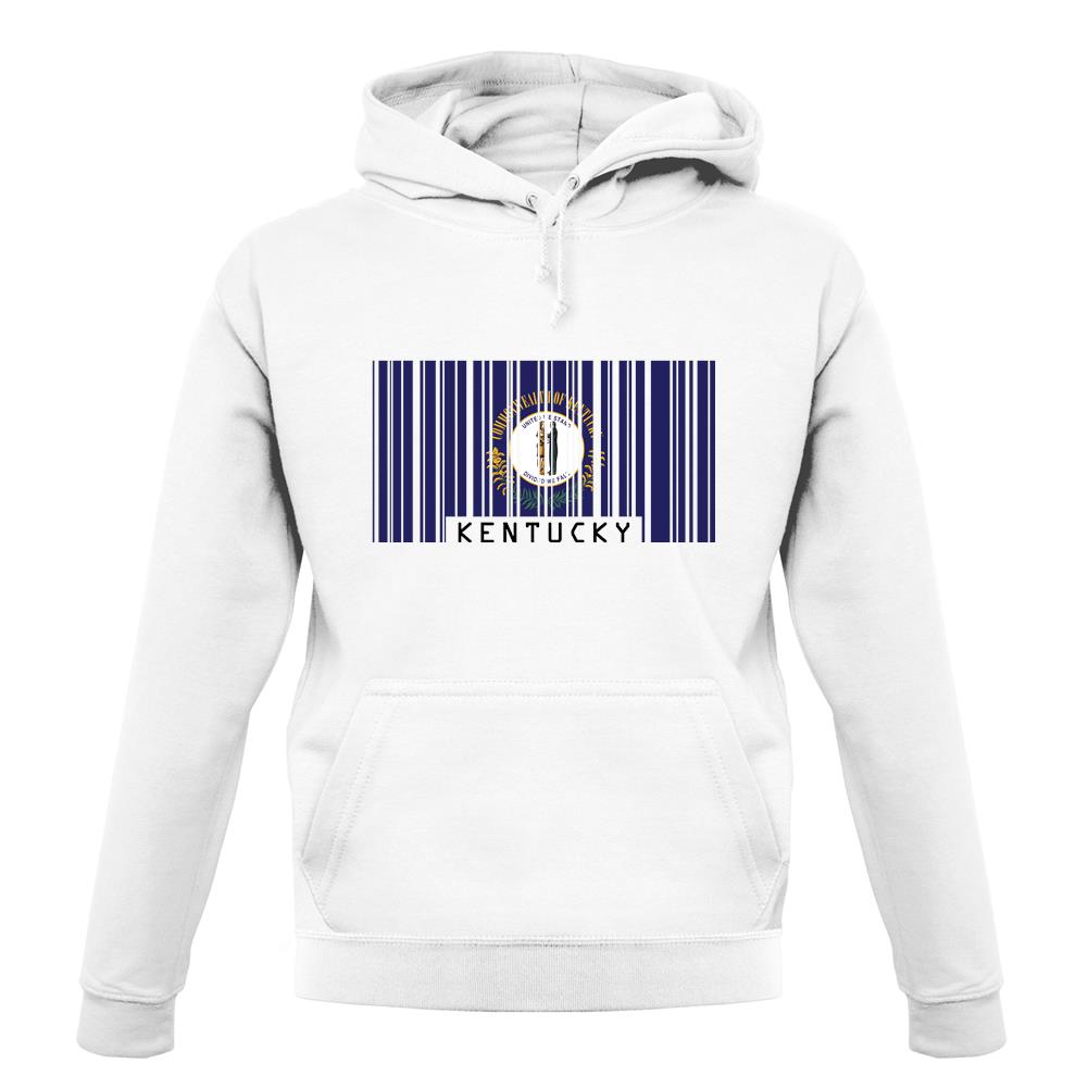 Kentucky Barcode Style Flag unisex hoodie