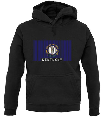 Kentucky Barcode Style Flag unisex hoodie
