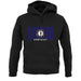 Kentucky Barcode Style Flag unisex hoodie