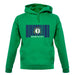 Kentucky Barcode Style Flag unisex hoodie