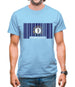 Kentucky Barcode Style Flag Mens T-Shirt