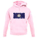 Kentucky Grunge Style Flag unisex hoodie