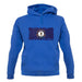Kentucky Grunge Style Flag unisex hoodie