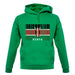 Kenya Barcode Style Flag unisex hoodie