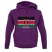 Kenya Barcode Style Flag unisex hoodie