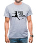 Kick Like A Girl Mens T-Shirt