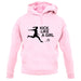 Kick Like A Girl unisex hoodie