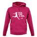 Kick Like A Girl unisex hoodie