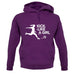 Kick Like A Girl unisex hoodie