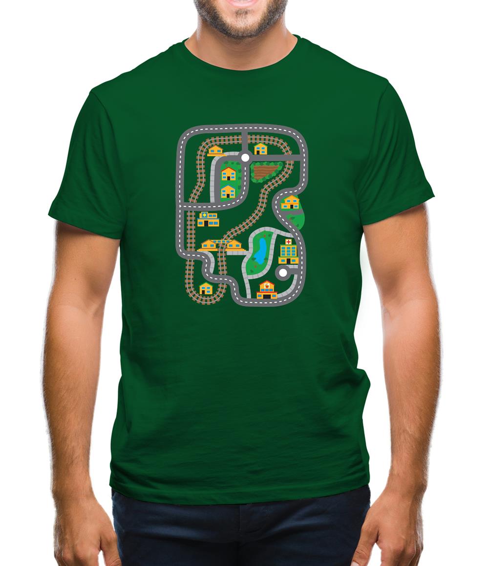 Car Play Mat Mens T-Shirt