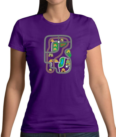 Car Play Mat Womens T-Shirt