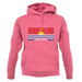 Kiribati Barcode Style Flag unisex hoodie