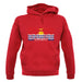 Kiribati Barcode Style Flag unisex hoodie