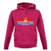 Kiribati Barcode Style Flag unisex hoodie