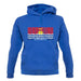 Kiribati Barcode Style Flag unisex hoodie