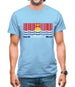 Kiribati Barcode Style Flag Mens T-Shirt