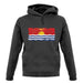 Kiribati Grunge Style Flag unisex hoodie