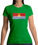 Kiribati Grunge Style Flag Womens T-Shirt