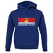 Kiribati Grunge Style Flag unisex hoodie
