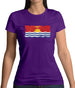 Kiribati Grunge Style Flag Womens T-Shirt
