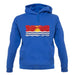 Kiribati Grunge Style Flag unisex hoodie