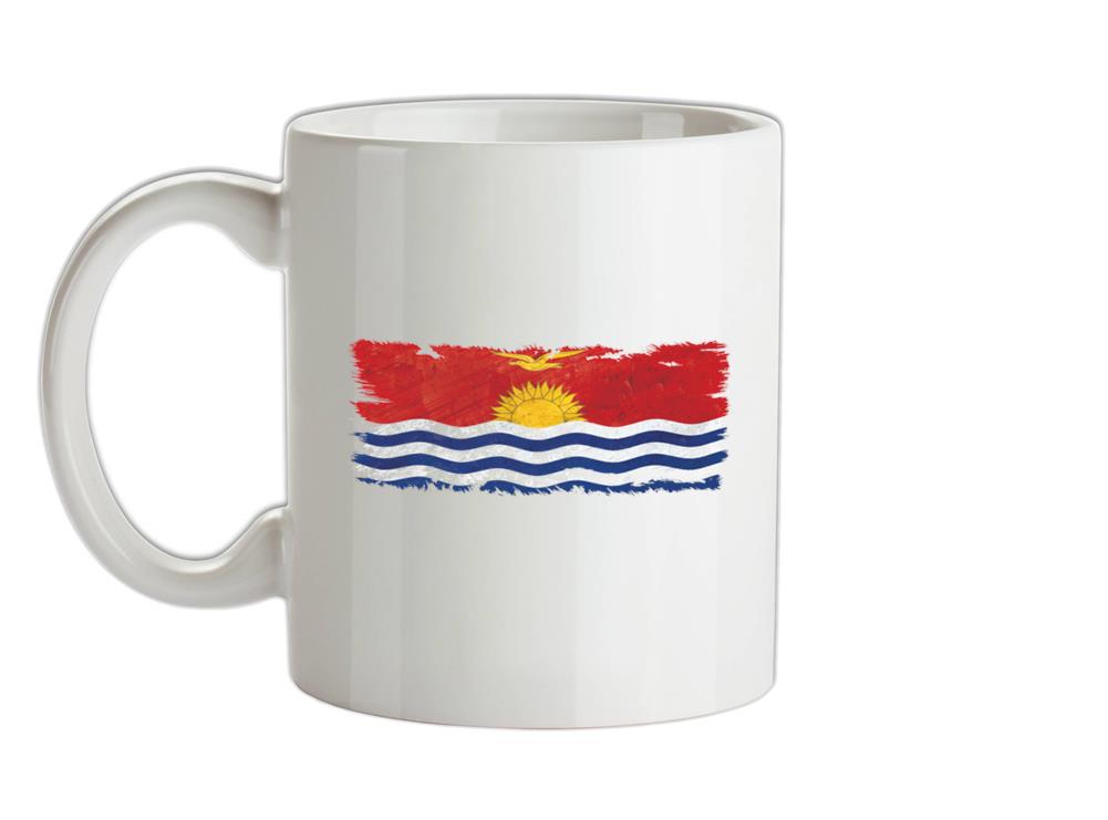 Kiribati Grunge Style Flag Ceramic Mug