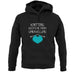 Knitting Keeps Me From Unravelling unisex hoodie