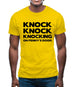 Knock Knock Knocking On Penny's Door Mens T-Shirt