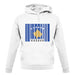 Kosovo Barcode Style Flag unisex hoodie