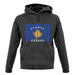 Kosovo Barcode Style Flag unisex hoodie