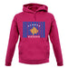 Kosovo Barcode Style Flag unisex hoodie