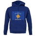 Kosovo Barcode Style Flag unisex hoodie