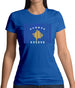 Kosovo Barcode Style Flag Womens T-Shirt