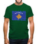 Kosovo Grunge Style Flag Mens T-Shirt